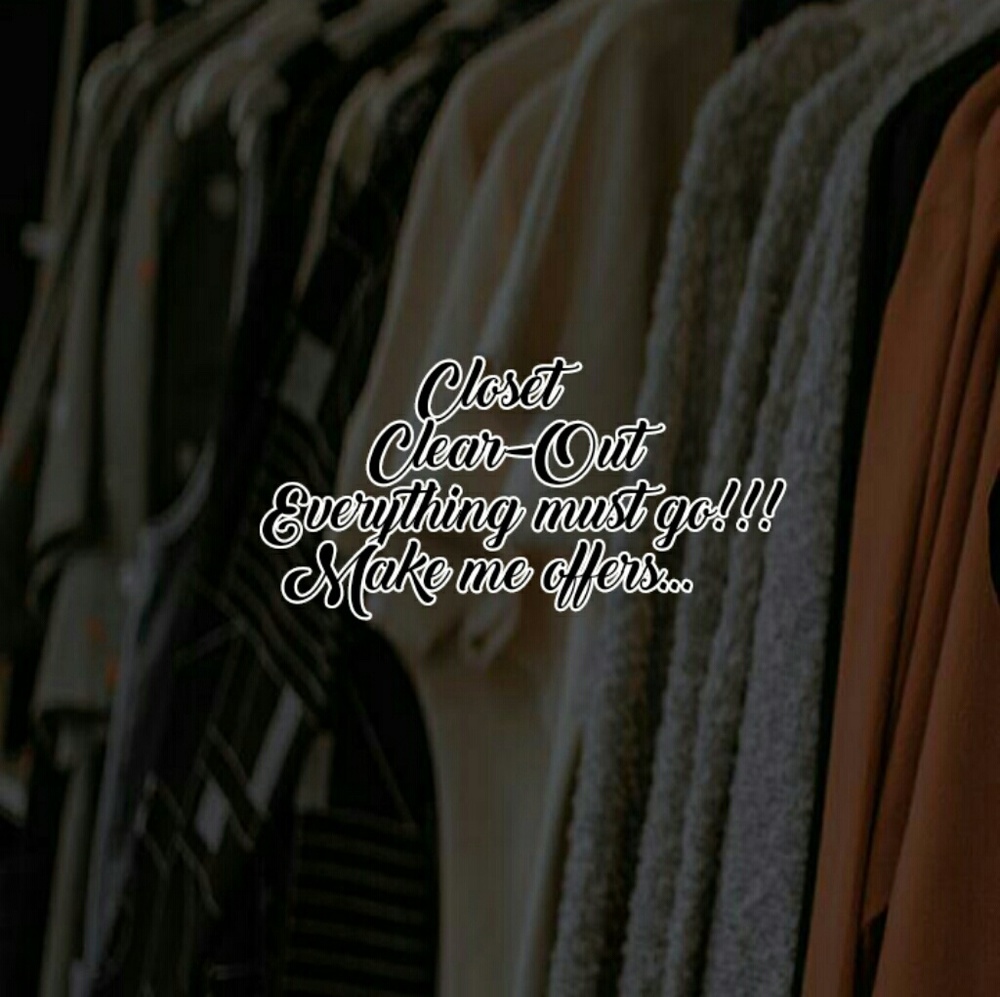 Closet clear out